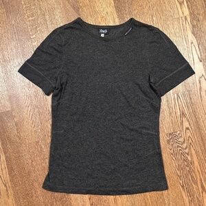 Vintage 90s Dolce & Gabbana D&G Dark Gray Cotton Viscose T Shirt Womens Medium
